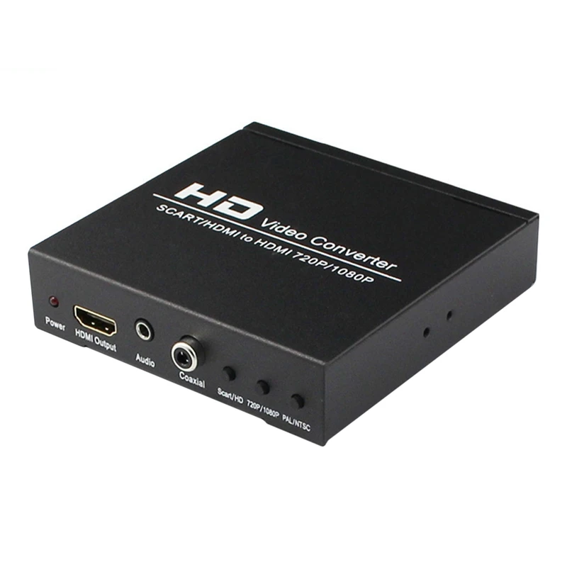 

Цифровой преобразователь 1080P, преобразователь видео высокой четкости SCART в HDMI-совместим с HDTV HD