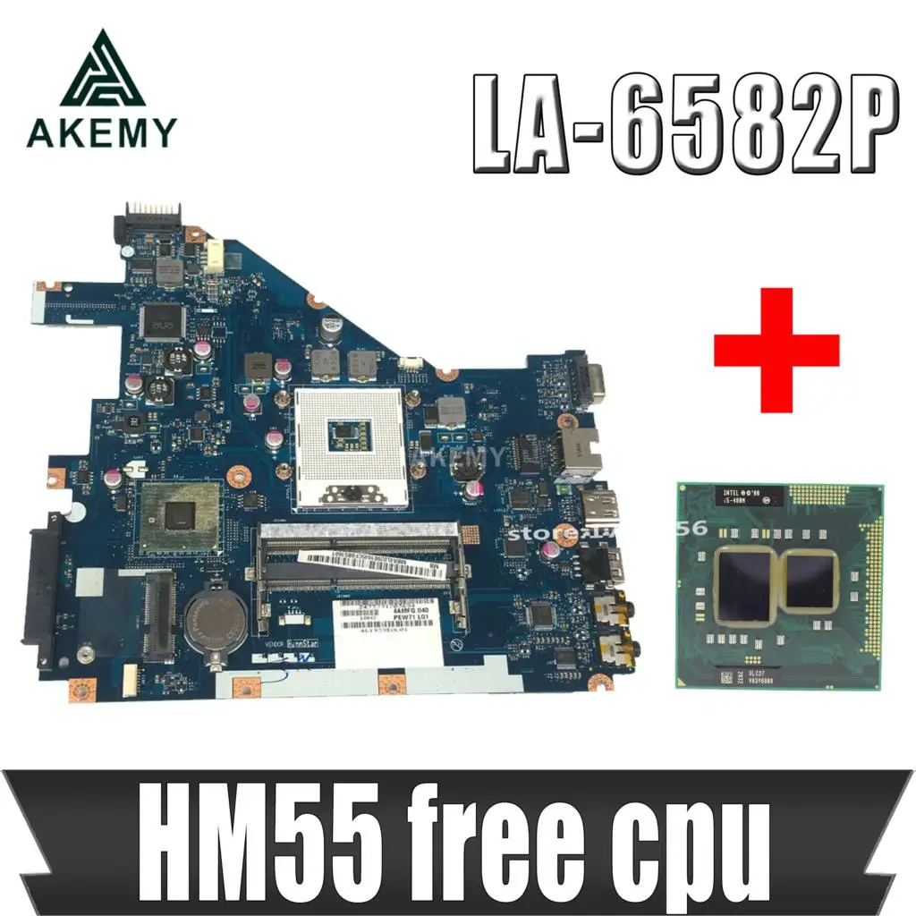 Akemy PEW71 LA 6582P MBR4L02001 MB.R4L02.001 основная плата для acer aspire 5742 Материнская ноутбука MBRJW02001