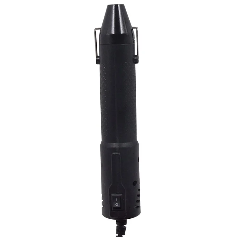 

Embossing Heat Pen,Hot Air Pen Tools Shrink Pen Multi-Purpose Electric Heating Nozzle 130W 110V (Black),US Plug
