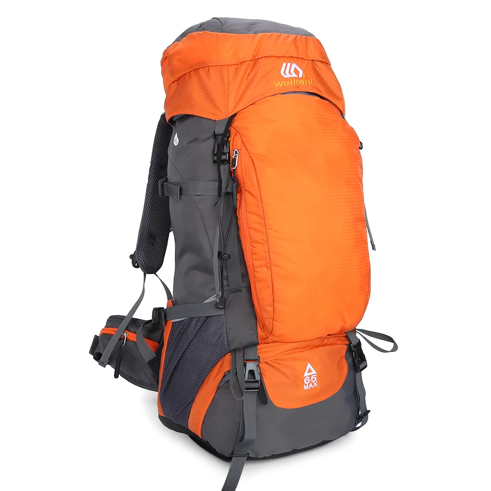 Походный рюкзак 65 л водонепроницаемый для активного отдыха спорта путешествий