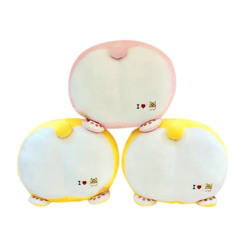

42cm Novelty Corgi Butt Pillows Cartoon Corgi Pillow Hip Animals Dogs Sofa Bed Cushion Girl Doll Kid Toy