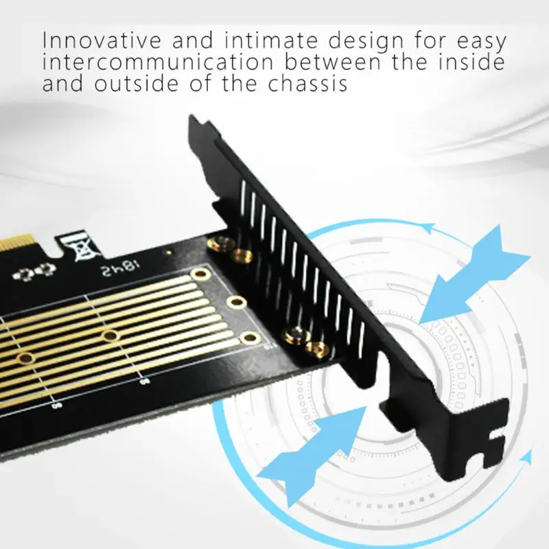 Адаптер M.2 NVMe для PCIE3.0 GEN3 M.3 встроенный Турбовентилятор 2230-22110 NVME карты 85WD - купить