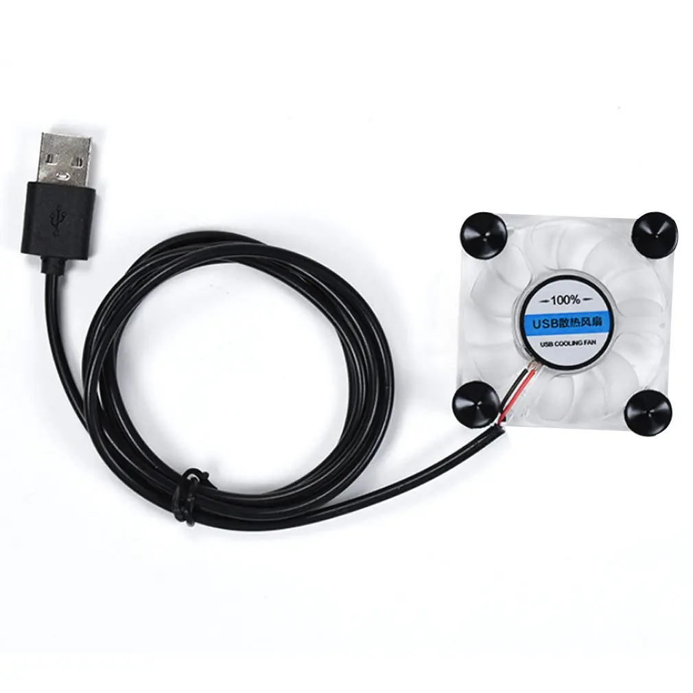 Мини-вентилятор охлаждения силиконовая присоска USB-зарядка портативный