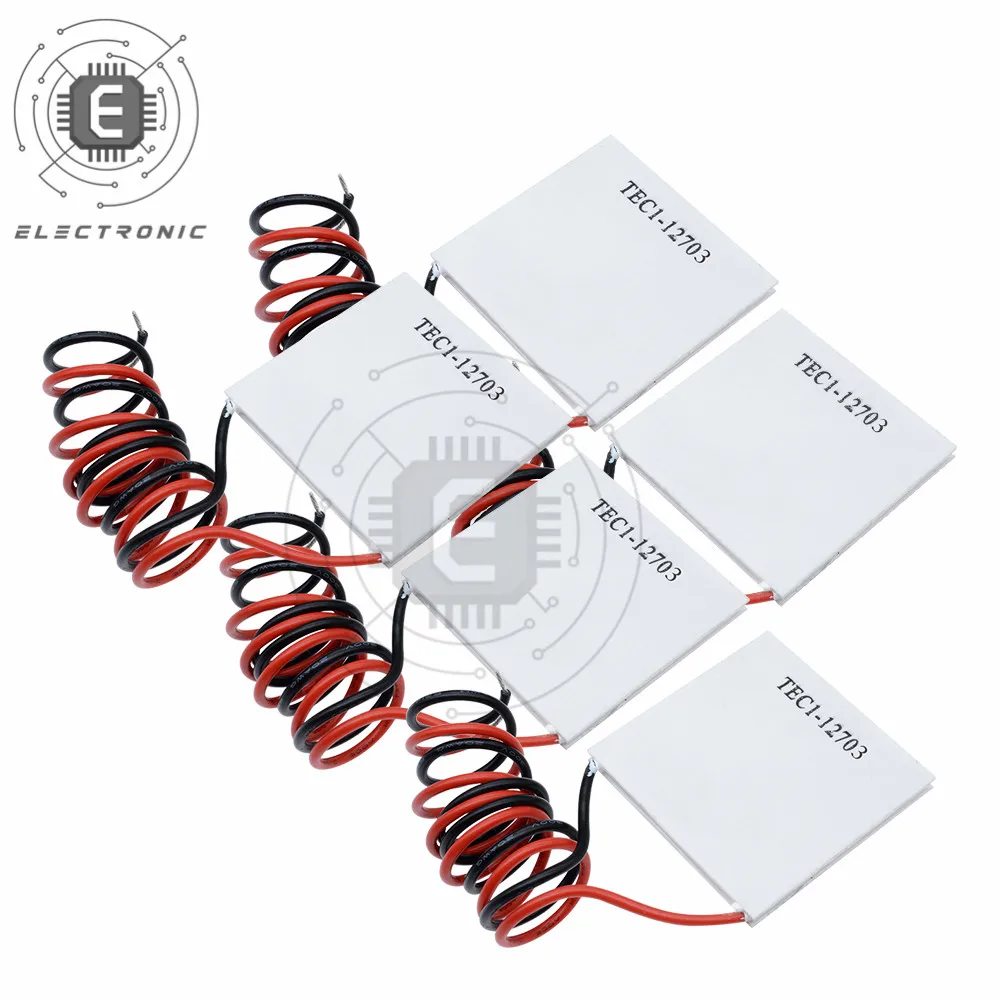 

1PCS TEC1-12703 12703 TEC Thermoelectric Cooler 12V New Of Semiconductor Refrigeration 40X40MM Refrigeration Sheet