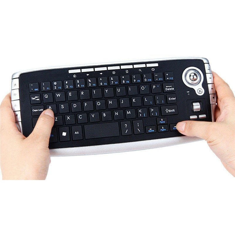

Wireless Keyboard with Trackball,2.4G Mini Air Mouse for Smart TV / PC