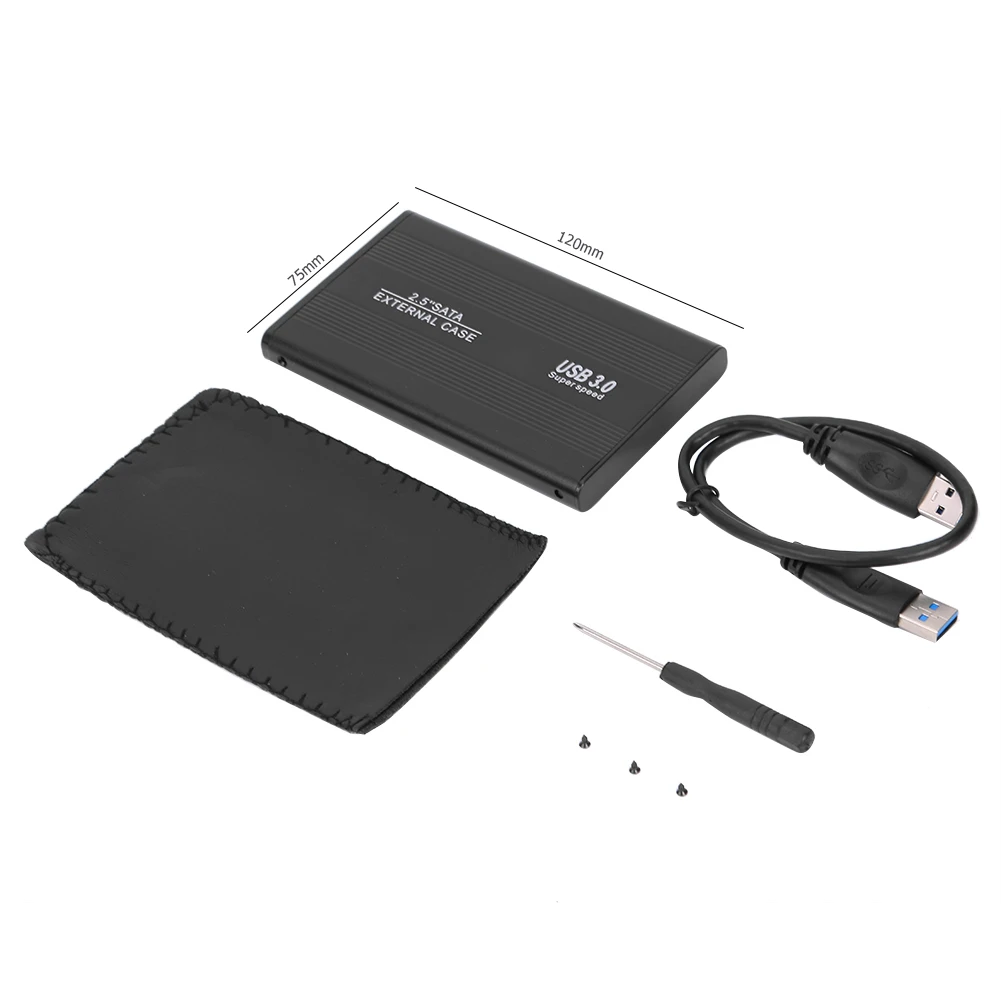 2.5 inch USB 3.0 3,5 дюйма HDD чехол USB 2,0 на SATA SSD жесткий диск Корпус 2,5 дюйма USB 3,0 2,0 на SATA адаптер 480 Мбит/с твердотельный жесткий диск коробка - Цвет: 2.5 inch USB 3.0
