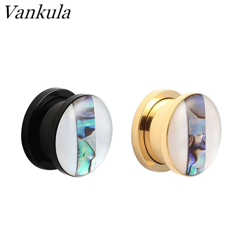 Vankula Новое поступление 316L из нержавеющей стали туннели для ушей тела пирсинг