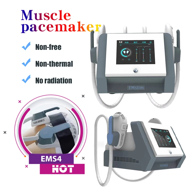 

Factory Sale HIEMT Emslim Electromagnetic Muscle Stimulator Sliming Device EMS No Pain