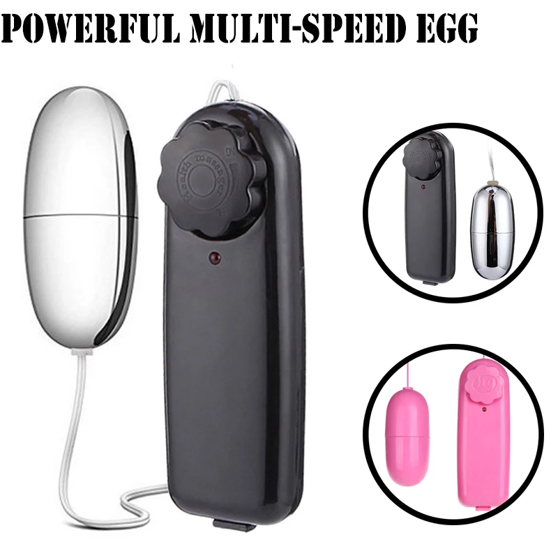 Чрезвычайно мощное многоскоростное яйцо вибрирующий Электрический массажер для