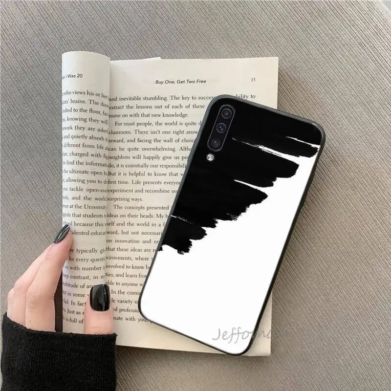 

Black checked cattle Phone Case for samsung galaxy s21 s20 fe s10 a51 a52 a71 a50 a12 a72 a21s a70 note 20 10 ultra plus funda
