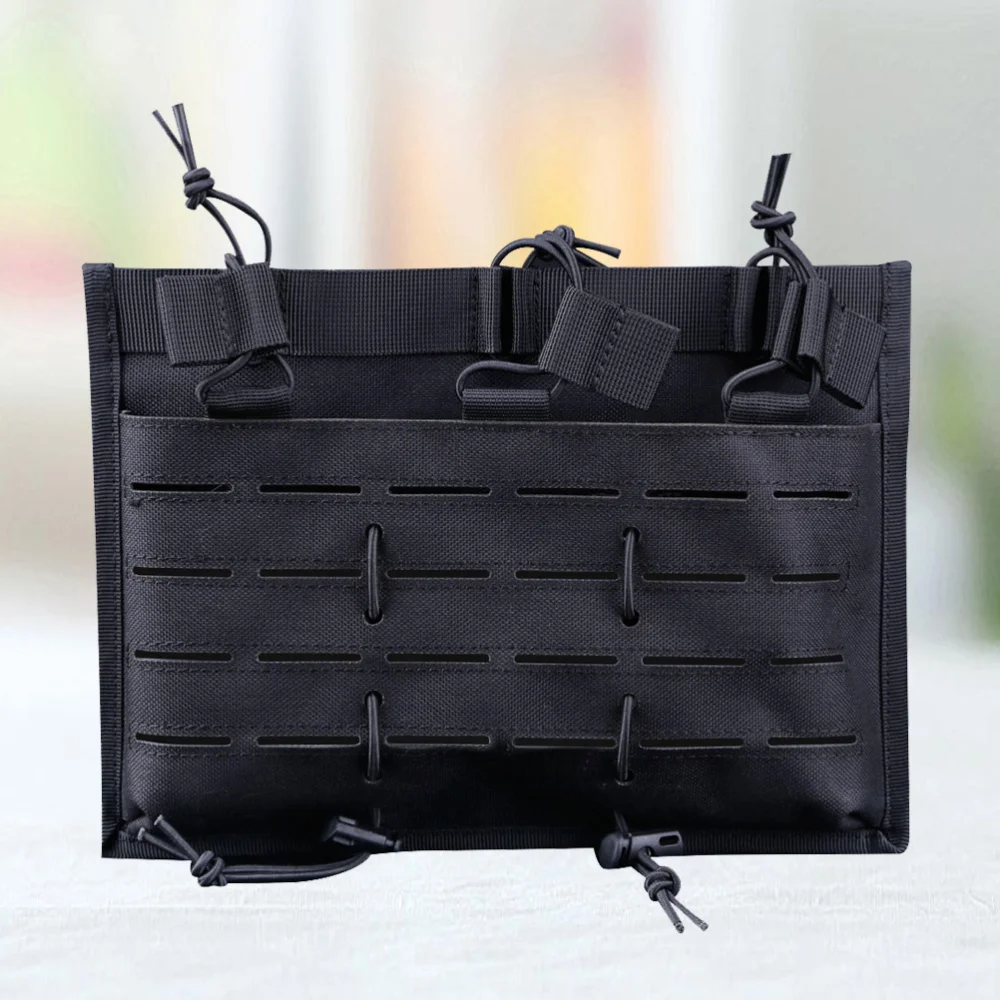 

MOLLE System Accessory Kit Portable Triple Bag Storage Multiple Pocket Molle Bag Outdoor Camping Backpack Hiking Strap Attachmen