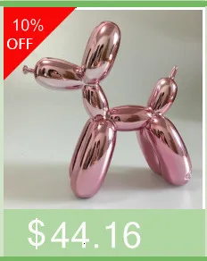 Hot! Newly Produced American Pop Art Resin Craft Balloons Dog Figurine Feces Dog Statue Balloon Dog Xmas, Valentine's Gift