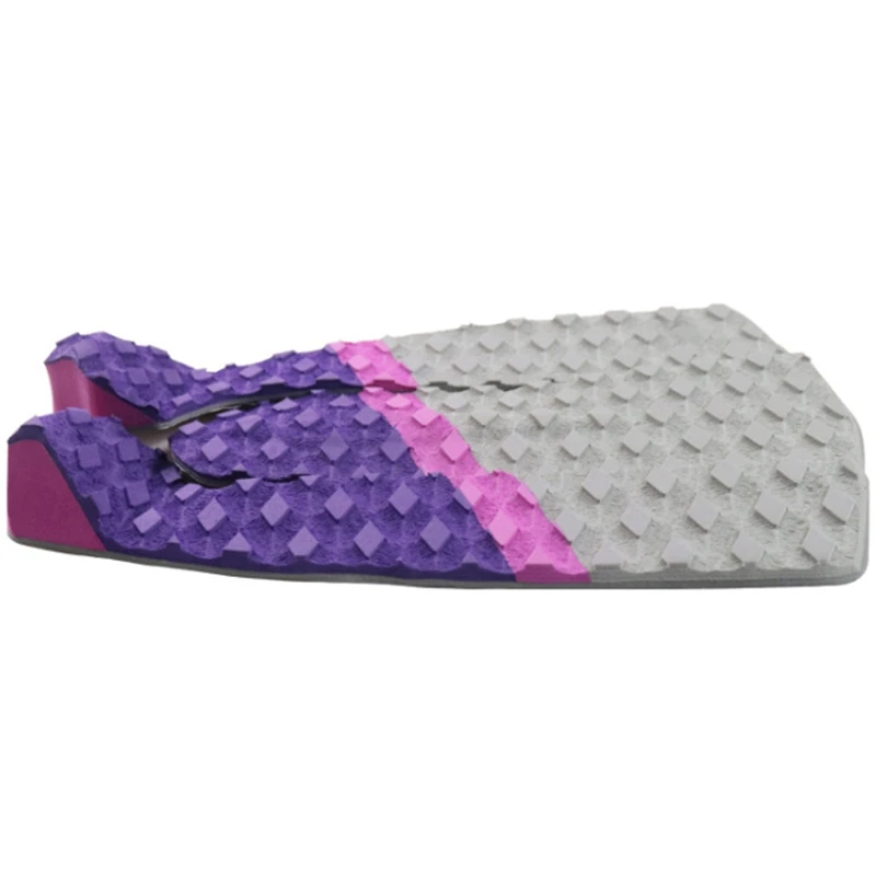 

Hot Surfboard Traction Pad - 3 Piece Surf Board & Skimboard Stomp Foot Pad - Maximum Kick Tail Deck Grip for Surfing