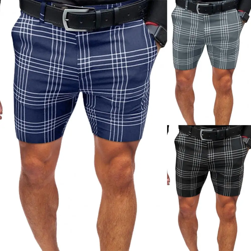

Portable Trendy Men Summer Workout Shorts Stretch Gym Shorts Unique for Home
