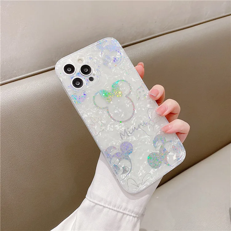 

New 2021 Disney Mickey Minnie for iPhone 7/8 plus x/xs xr xsmax 11 pro max 12pro max 12mini kawayi coupe phone case