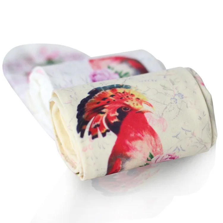 Женские бархатные колготки с принтом цветов и птиц в стиле ретро 80D оптовая