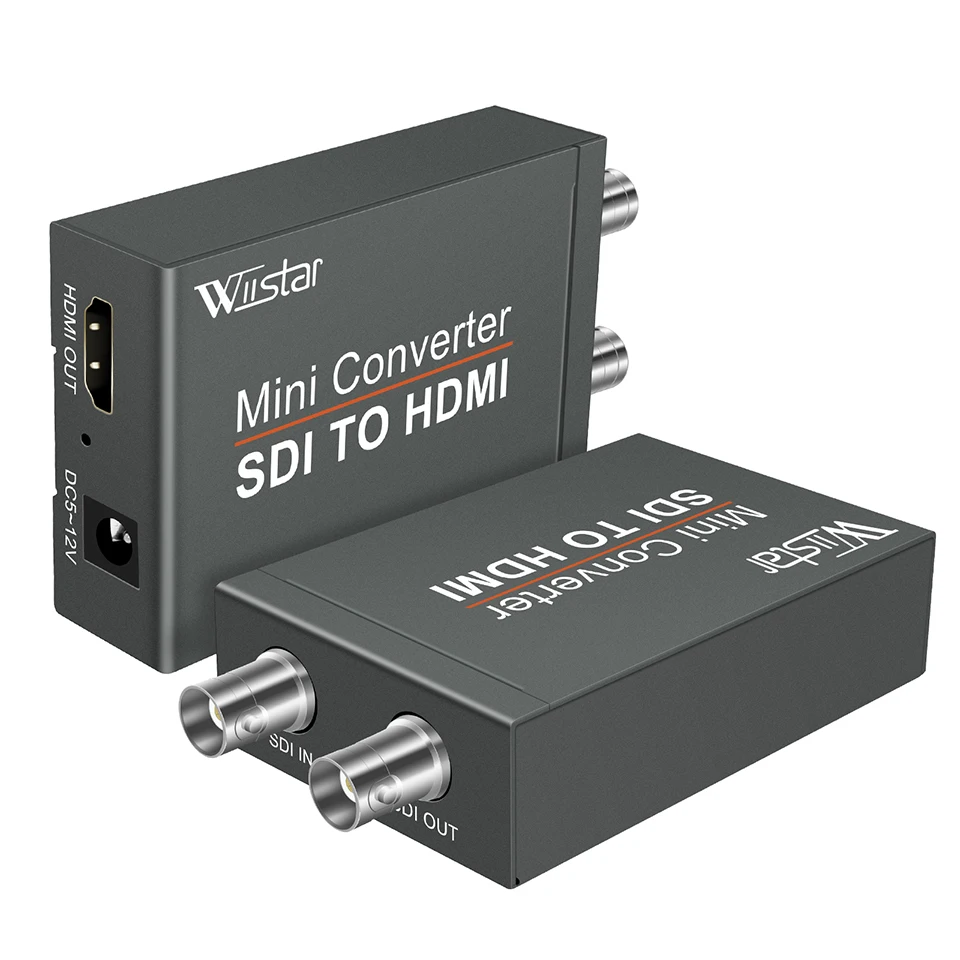 Мини-конвертер Wiistar HD 3G преобразователь SDI в HDMI с автоматическим обнаружением