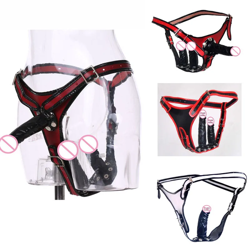 Съемные фаллоимитаторы ремни для анального секса Пояс верности штаны