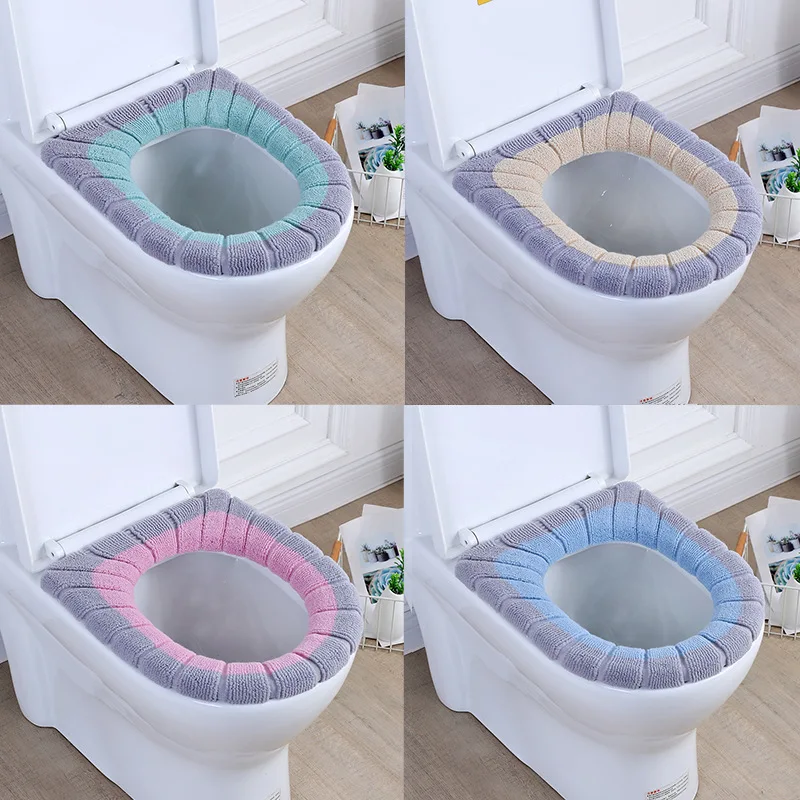 

Toilet Seat Set Household Plush Winter Seasons Universal Toilet Seat Toilet Seat Toilet Seat Cover
