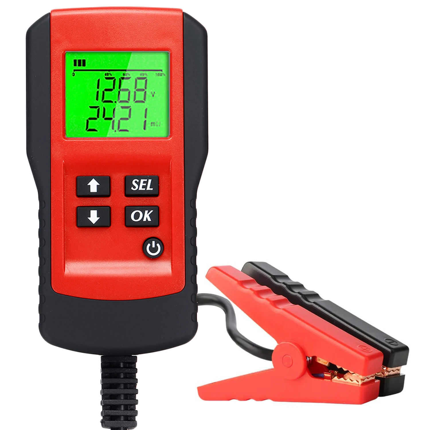 

Car Battery Tester 12V 100-9999CCA Digital Battery Analyzer Car Battery Tester Car Quick Cranking Charging Circut Tester