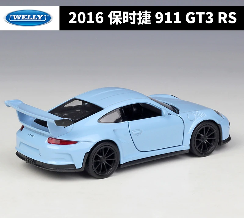 WELLY литый под давлением 1:36 Масштаб 2016 911 GT3 RS спортивный автомобиль модель