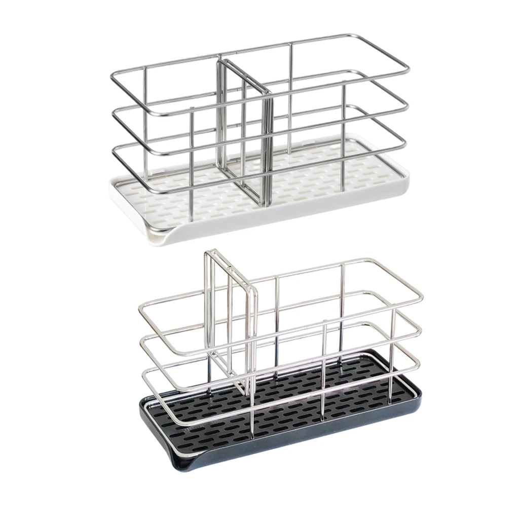 

Kitchen Sink Caddy Organizer Sponge Holder for Kitchen Sink Save Space