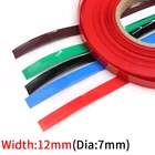 5 м диаметр 7 мм ПВХ термоусадочная трубка Ширина 12 мм литиевая батарея Изолированная пленка защитный чехол упаковка провод кабель рукав красочная