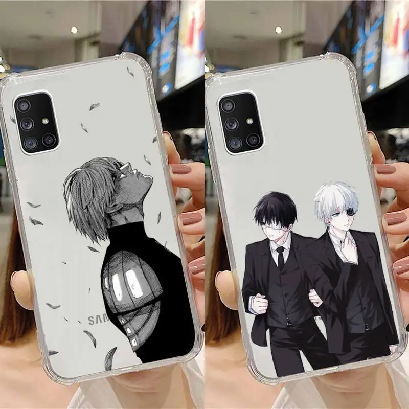 

Tokyo Ghoul Phone Case Transparent For Samsung Galaxy A S Note 9 10 51 50 71 70 80 20 21 30s ultra plus