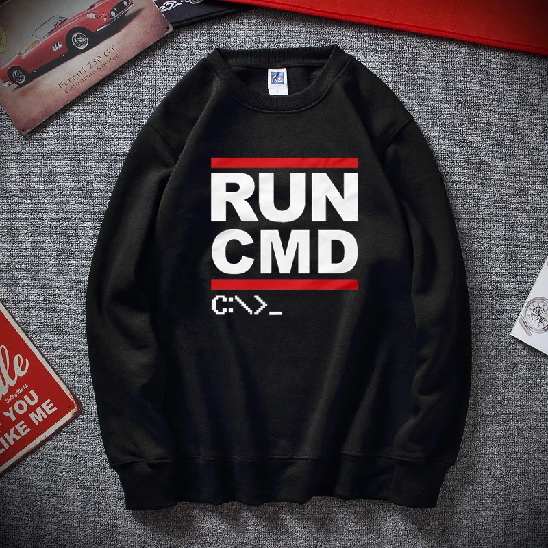 Новая зимняя уличная одежда для бега CMD компьютерный программист толстовки