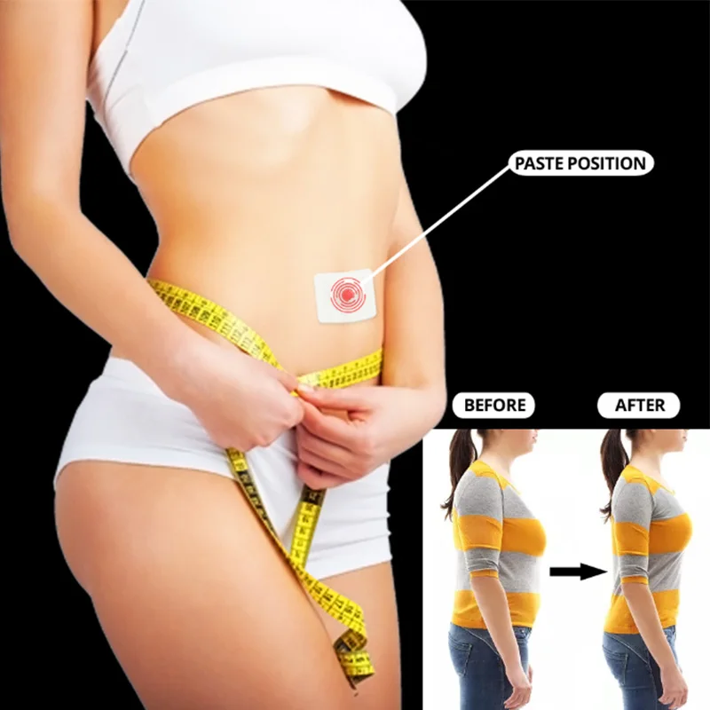 Пластырь для похудения наклейка пупка товары сжигание жира веса целлюлитный жир