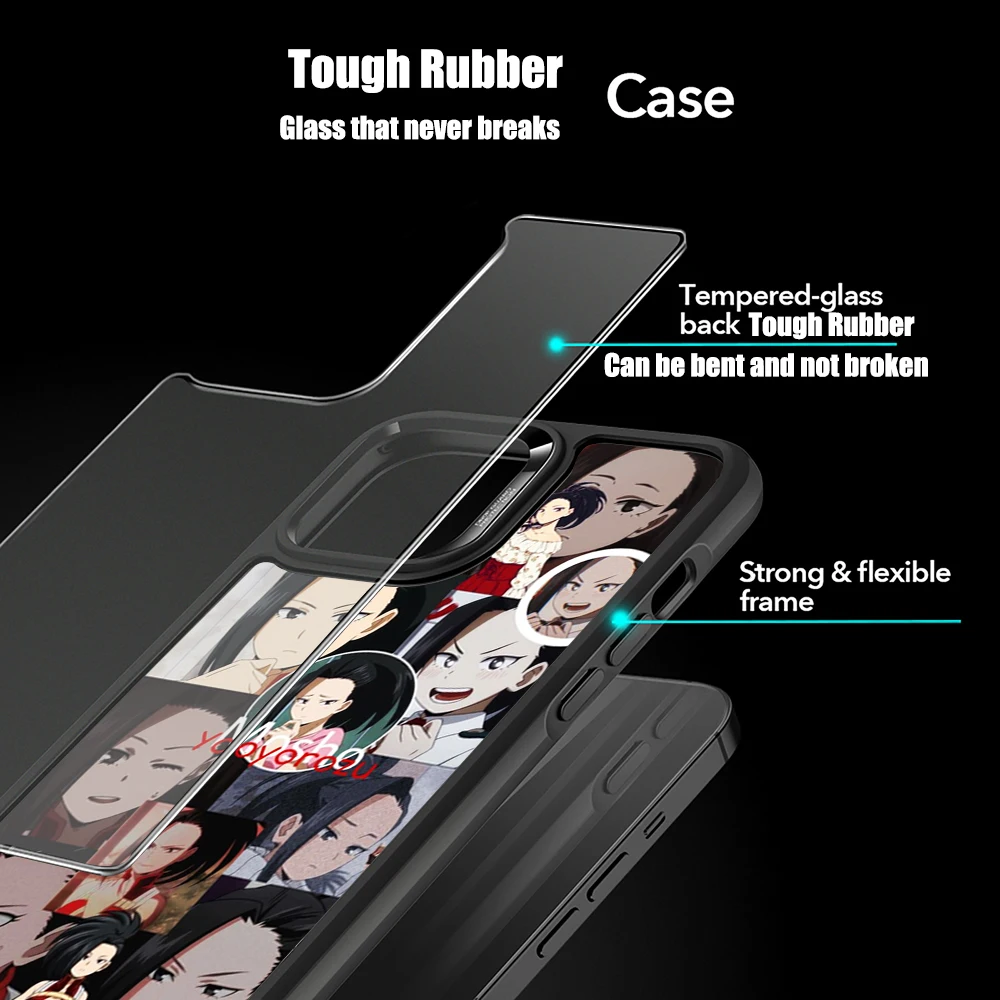 Резиновый чехол Yaoyorozu для iPhone 12 11 Pro Max XS 8 7 6 6S Plus X 5S SE 2020 XR 12Mini Momo |