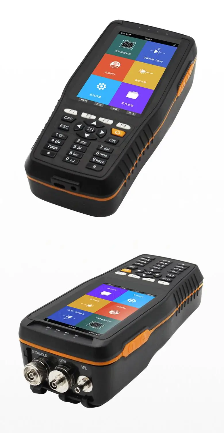 TM290 OTDR оптический временной рефлектометр 4 в 1 с сенсорным экраном VFL/OPM/OLS диапазон