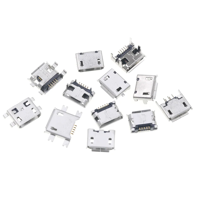 5-контактный разъем SMT Micro USB Type B (гнездо) 60 шт./лот 12 моделей SMD DIP | Строительство и