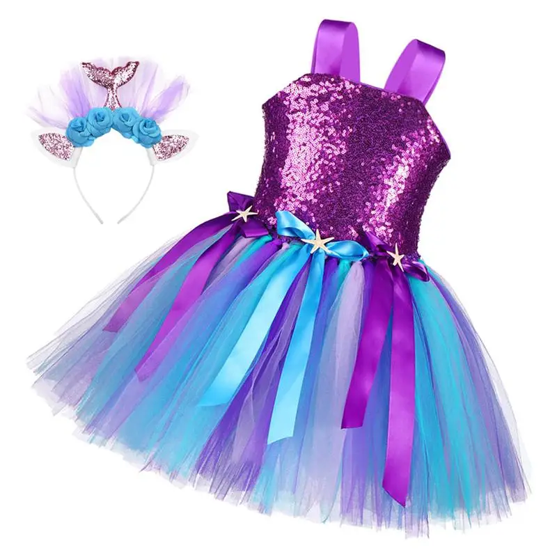 Платье-пачка с повязкой на голову для девочек 1-12 лет | Мать и ребенок