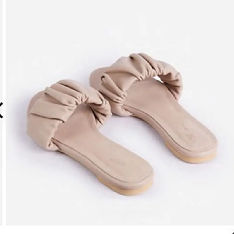 

2021 Women Slippers Lady Summer Shoes Women's Fashion Casual Outdoor Open Toe Flat Female Slides Lady Beach Footwear Plus Size42