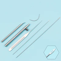 thread carving face big v embedding needle thread break skin needle tissue puncture guide needle facial lift 6 piece set