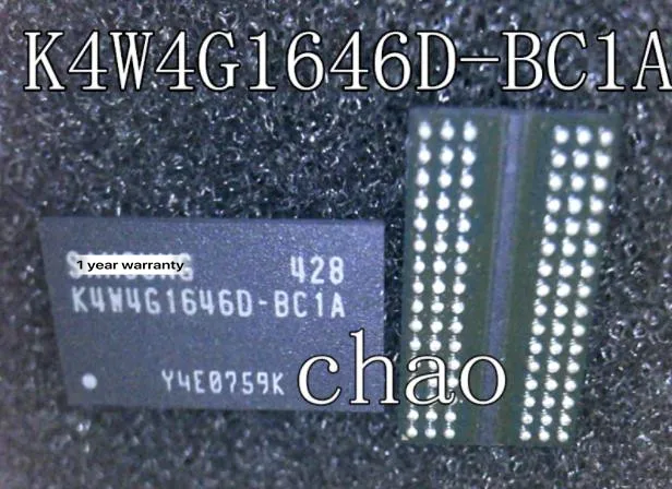 

{ New original } 4pcs K4W4G1646D-BC1A K4W4G1646D BC1A BGA