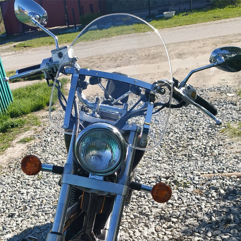 Ветровое стекло для Yamaha V-Star V Star 250 650 950 XV250 XVS650 XVS950 классические ручки 7/8 или 1 дюйм