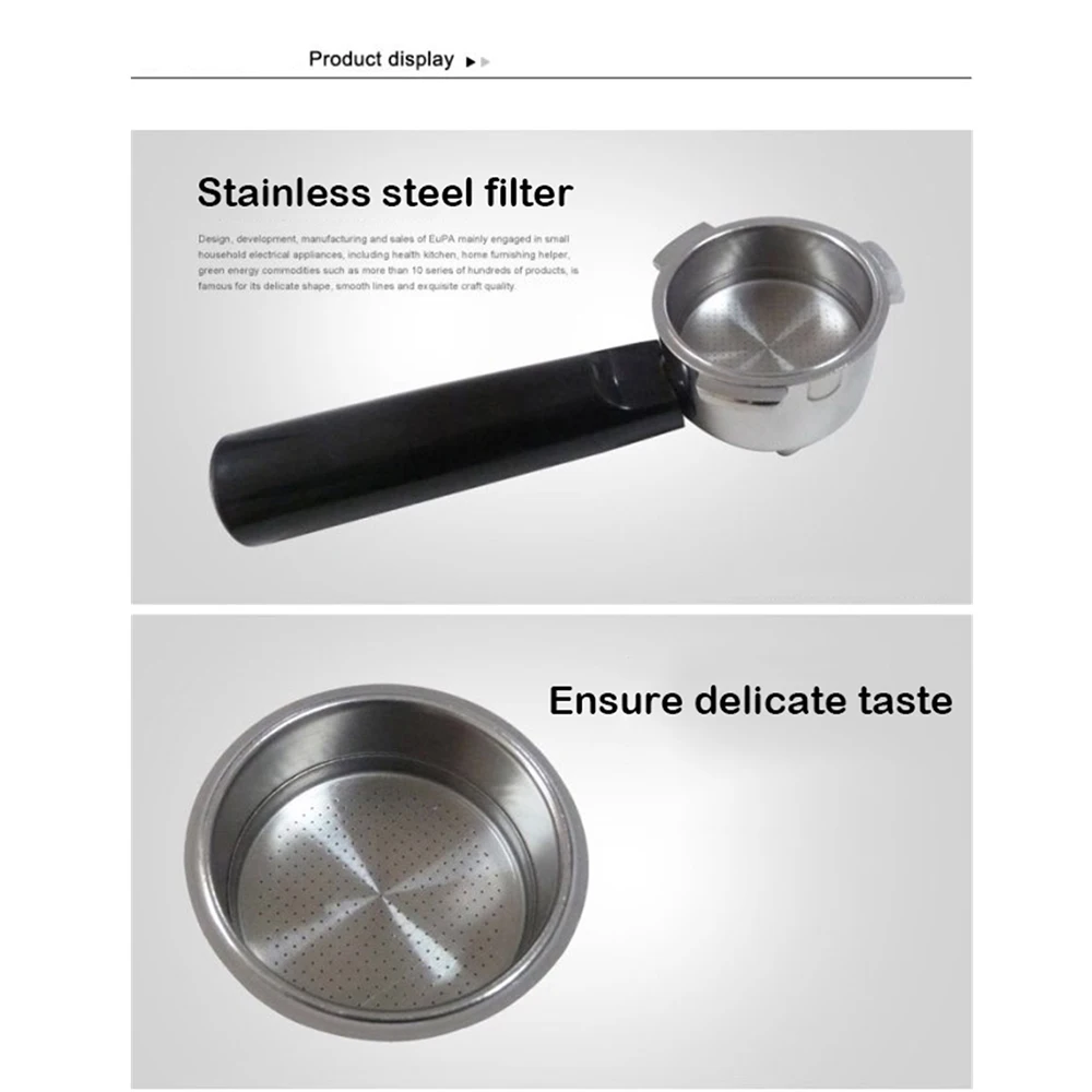 Фильтр для кофемашины с двойной чашкой 51 мм без давления бытовой кофеварки