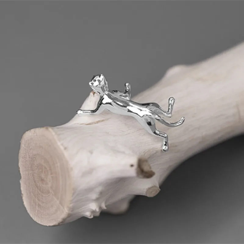 Мужская/Женская Брошь в виде кошки S.EAST SUN брошь из серебра 925 пробы ручной работы