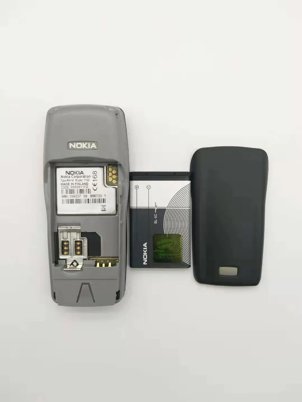 1100 Nokia 1100 разблокированный GSM 2G мобильный телефон дешевый отремонтированный хороший сотовый телефон Nokia