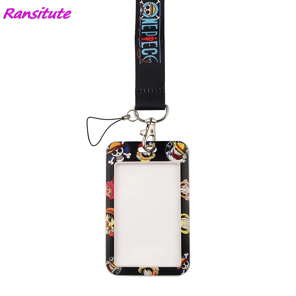Ransitute R1696 для мальчиков с рисунками аниме пират ремешок держатель карт студентов
