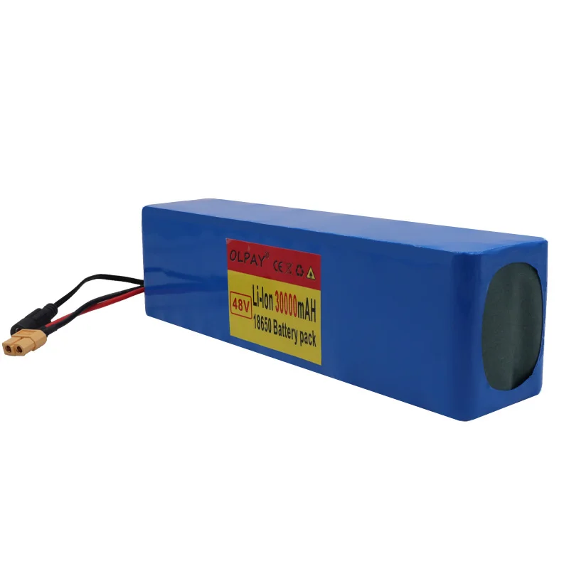 

2020 New 48V battery 13s3p 30000mAh battery pack 1000W high power battery Ebike electric bicycle with xt60 plug + charger
