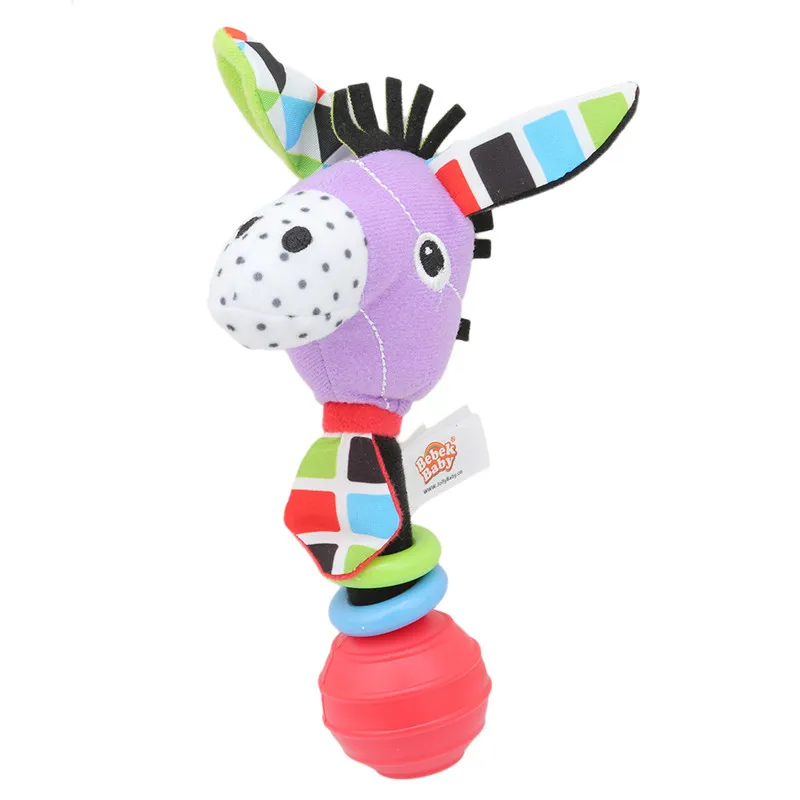 

New Baby Rattles Mobiles Animal Hand Bells Plush Baby Toy High Quality Newbron Christmas Gift Educational Classic Soft Toys