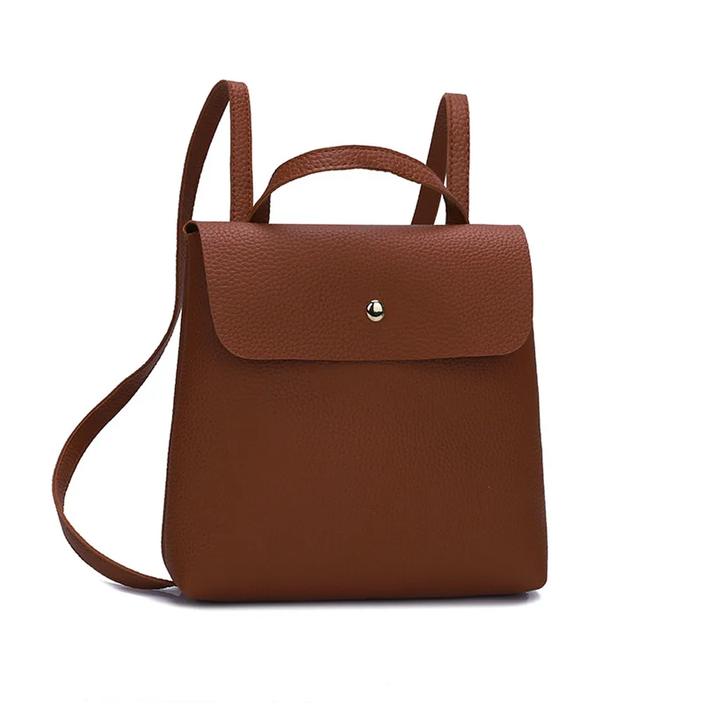 2020 Топ женский рюкзак для девочек простой Одноцветный с мягкой ручкой чистый