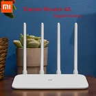 Маршрутизатор Xiaomi Mi, роутер 4A гигабитная версия 2,4 ГГц 5 ГГц WiFi 1167 Мбитс WiFi ретранслятор 128 Мб DDR3 с высоким коэффициентом усиления, 4 антенны, сетевой удлинитель