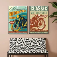 graffiti painting print classic motorcyles pictures canvas painting oil painting morden wall art poster in livingroom decor home