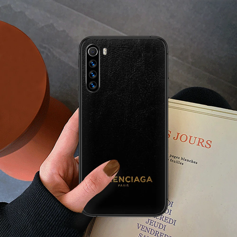 

American Luxury Brands Phone Case For Xiaomi Redmi Note 7 8 8T 9 9S 4X 7 7A 9A K30 Pro Ultra black Back Silicone Waterproof