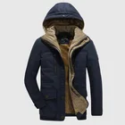 Мужская зимняя куртка, утепленная уличная куртка в стиле милитари, теплая утепленная куртка с хлопковой подкладкой, новая модная одежда