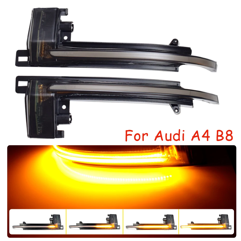 

Side Rear-View Mirror Indicator Light LED Dynamic Turn Signal Blinker For Audi A4 A5 B8.5 B8 RS5 RS3 A3 8P S5 RS4 A6 Q3 A8 8K